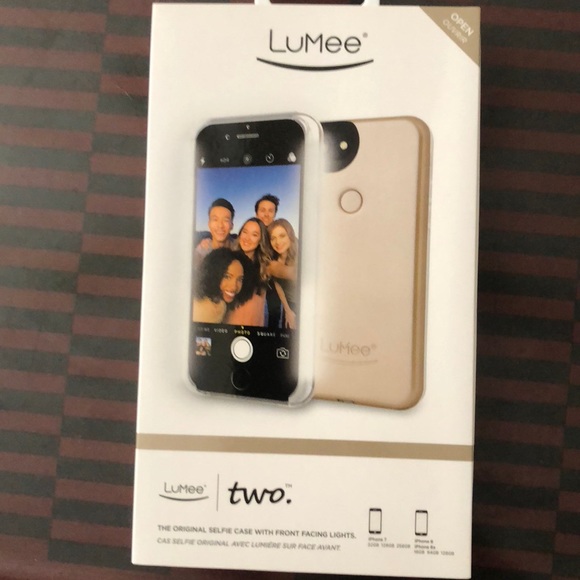 LuMee Accessories - FREE LuMee Two/Selfie Gold iPhone SE/8/7/6